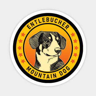 Entlebucher Mountain Dog Portrait Magnet